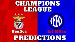 BENFICA VS INTER MILAN PREDICTION | CHAMPIONS LEAGUE BETTING