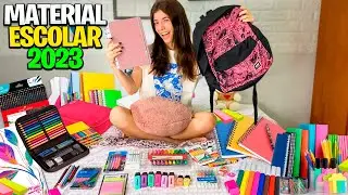 MEU MATERIAL ESCOLAR 2023 COMPLETO !!!
