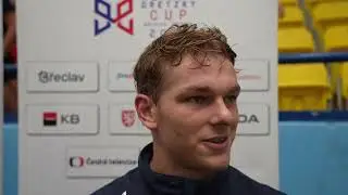 U18: Jiř&iacute; Kl&iacute;ma po z&aacute;pase Česko vs. Finsko (8:2)