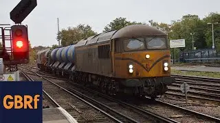 GBRF 69001 'Mayflower', 69014 'EMD Longport' passing Sutton on 3W90 RHTT 10/10/2025