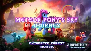 Meteor Pony's Sky Journey,Children's educational stories,bedtime stories for children