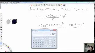 Sample size and power calculation independent samples t-test