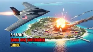 Destrucci&oacute;n total: B-2 SPIRIT borra la base subterr&aacute;nea secreta de Venezuela en el Caribe