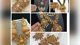 One gram gold | Matte finish jewellery  |  Wholesale price | Temple jewellery