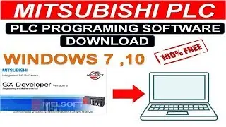 mitsubishi plc software gx developer free download & installation | Hindi