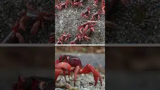 Australie : des millions de crabes envahissent l'&icirc;le Christmas #reels #rtbfinfo