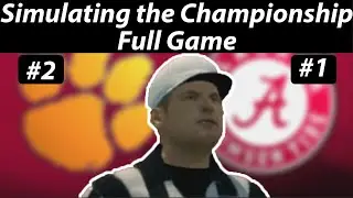 Alabama vs Clemson: Full Game | Spectator Mode in NCAA14