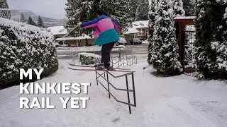 Skiing a Seven Kink Urban Rail