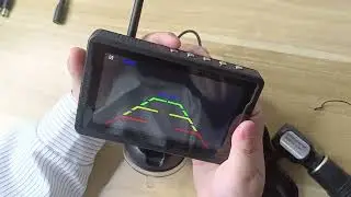DoHonest V35 Magnetic Wireless Backup Camera System Operation Video