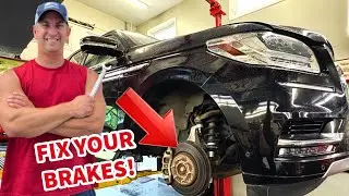 How To Replace 2010-2021 Lincoln Navigator Front Brakes (SAVE MONEY!)