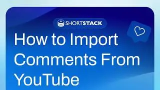 How to import comments from youtube
