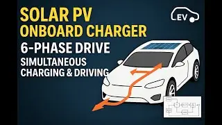 ⚡ Solar PV Onboard Charger in EV | 6-Phase Motor Drive Simulaneous Driving & Charging Mode