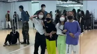Ateez Hyping The Kids During Dance Practice