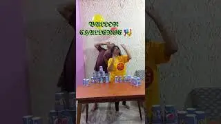 Balloon Challenge 🎈🎈 #dangdut #campursari #coversong #shortsfeed #aahatbhoot #indoorgame #funny