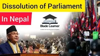 Reel- 68 | All about the Dissolution Of Nepal's Parliament | Blade Learner's Encyclopedia | #shorts