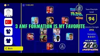 How to get 4231 (3 AMF ) formation in efootball 2023 #efootball2023 #trending