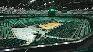 &bdquo;Žalgirio&ldquo; arena nusidažė žaliai-baltai!