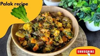 Palak Curry Recipe | Easy Spinach Curry Making at Home