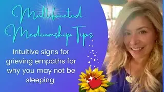 Intuitive signs for grieving empaths for why you may not be sleeping🌻🦋💫🌕💖✨🌕✨