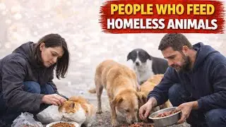 They Feed Stray Animals While the World Looks Away🙏🏼