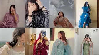 💞Stylish ethnic girls dpz🧿cute photo poses in suit|🔥teenage girl dp photo🫶🏻#ethnicwear #poses