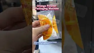 Orange Powder Packing Machine #powderpackingmachine #orangepowder #fillingmachine #shorts #machine