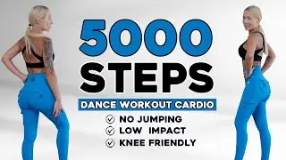🔥5000 STEPS IN 40 MIN🔥 - Walking Cardio Dance🔥 Workout to Burn Fat, Mood Booster🔥