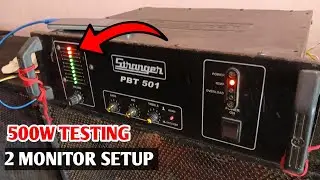 2 Top Monitor sound testing and price?? // stranger pbt 501 audio booster amplifier price 🤔