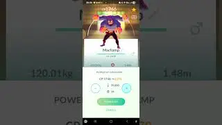 maxing out 100% IV Gigantamax Machamp #pokemongo #machamp