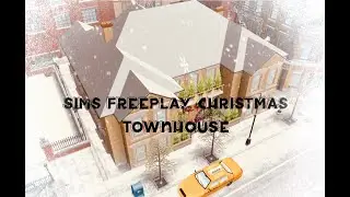 Sims FreePlay: Christmas Townhouse Tour 🏠🎅🏻 With Floor Plans 🩷