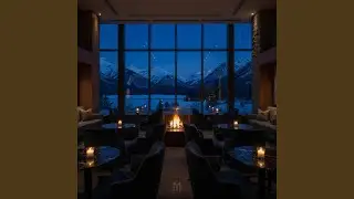 Midnight Glow over the Alpine Chateau