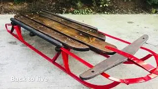Restoration of Old Vintage SLED / восстановление старых санок