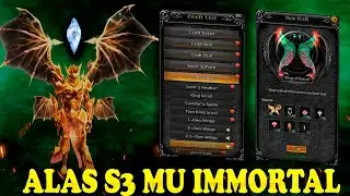 Como Hacer Alas S3 En Mu Immortal Para Android 