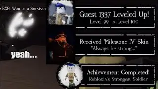 Guest Lv. 100! | ROBLOX Forsaken