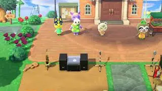 Anhka, Cleo & Marshall singing Space K.K. - ANIMAL CROSSING NEW HORIZONS
