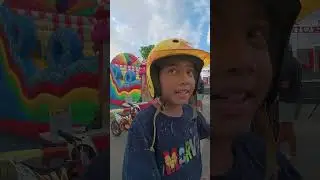 Sore ini AKMAL full Gas! tugas hari ini ABAH jadi komentator #shortvideo #family #motorlistrik