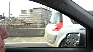 Driving in Belgrade, Serbia