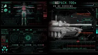 Hi-Tech Hud UI Screens & Elements - After Effects Template
