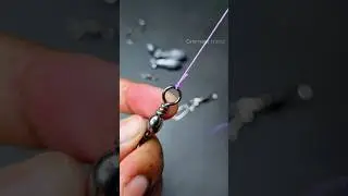 Easy Way to Tie a Swivel Knot | Quick Fishing Trick 🪝 #shorts #fishingknot