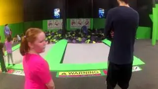 Get Air in Williston VT, 360 backflip into foam pit