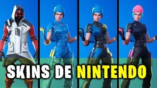 jugando con TODAS las SKINS de NINTENDO SWITCH en FORTNITE 😎 En directo ahora