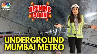 Скоро откроется третья линия метро Мумбаи, или линия Aqua! | N18V | CNBC TV18