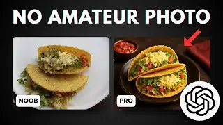 How to Make Professional Food Photo in ChatGPT with THIS Simple Prompt