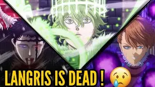 The Beautiful Importance Of Langris' SACRIFICE & Character Development In Black Clover!
