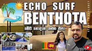 රෑට ලයිට් යන Benthota Eco Surf Hotel | Hotel Review - Sinhala | Best Hotels in Bentota,Sri Lanka