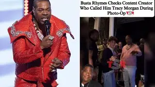 Busta Rhymes Was MAD When A Content Creator Called Him Tracy Morgan! | Busta Rhymes