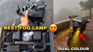 Installing Fog Light In R15 v3 😍 Best Fog Light For Bike
