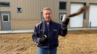 Biosolids dryer facility at the River Falls wastewater treatment plant