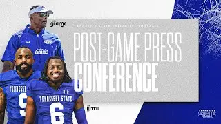 Eddie George, Da'Shon Davis & Josh Green Postgame vs. Lindenwood (October 28, 2023)