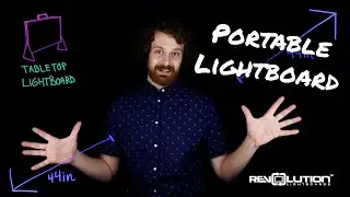 Tabletop Lightboard - Portable, Fast, & Clear - Home, Office, or Classroom